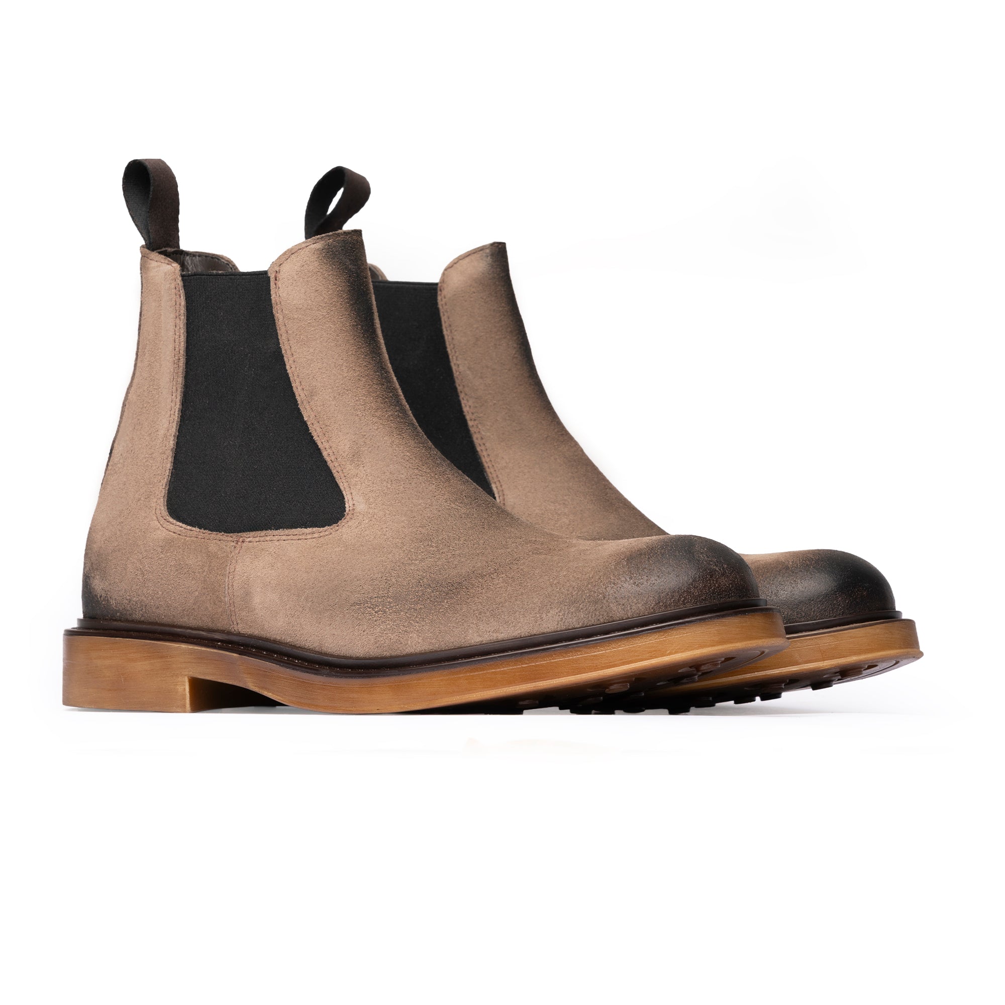 Beatles in camoscio beige