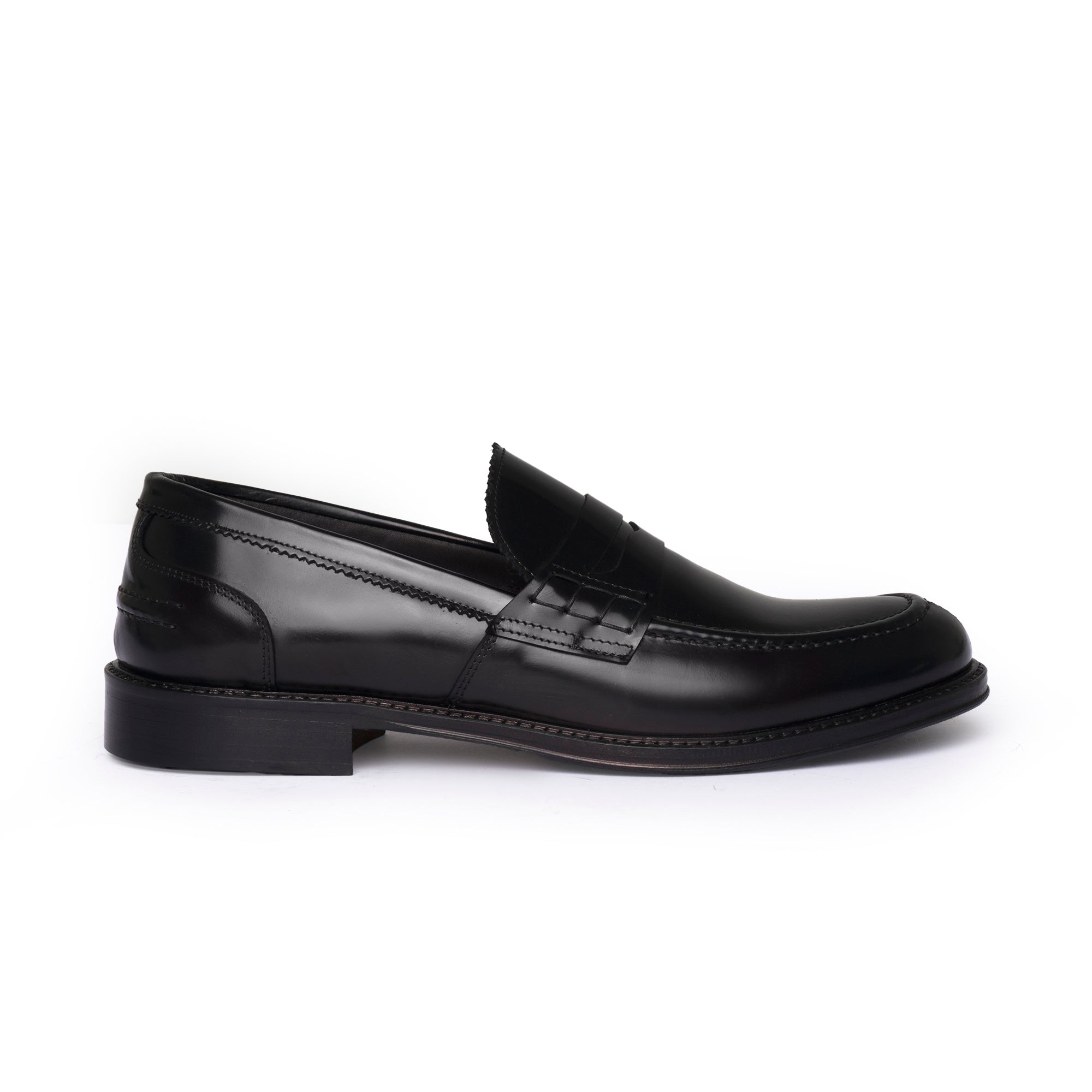 Mocassino con bendina - Nero