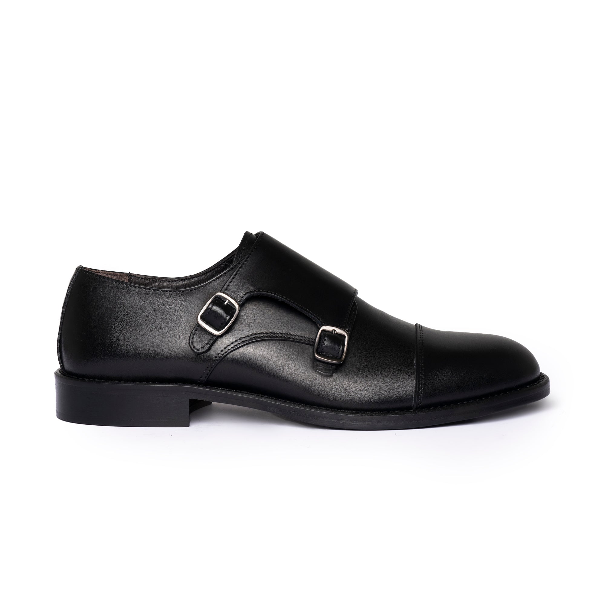 Mocassino Uomo Kanggrei Con Doppia Fibbia Monk Strap In Pelle PU, Punta Oxford, Elegante E Casual