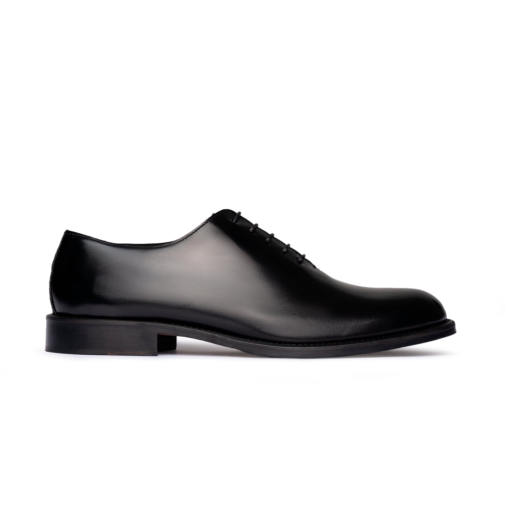 Oxford Wholecut in Pelle Nera – Tusconi Calzature