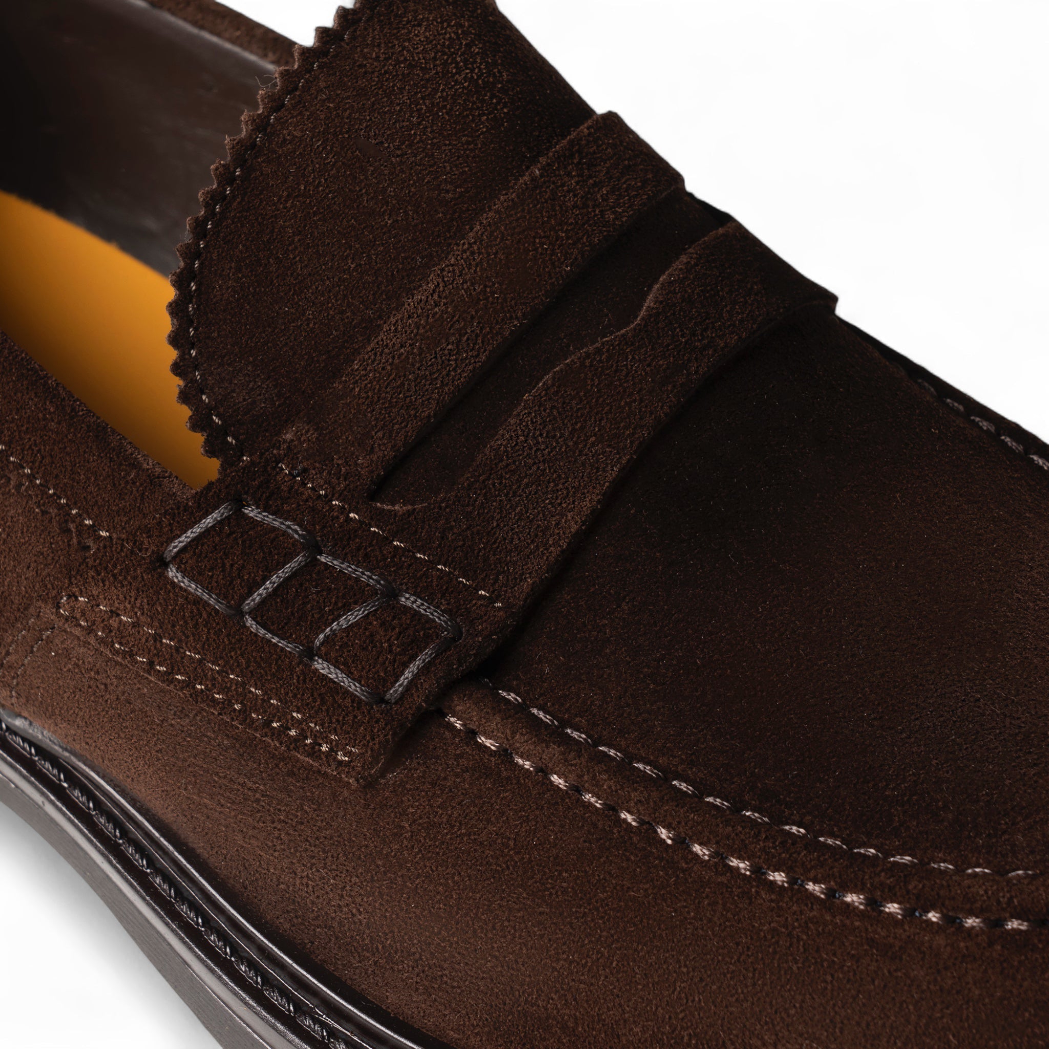 College in camoscio testa di moro