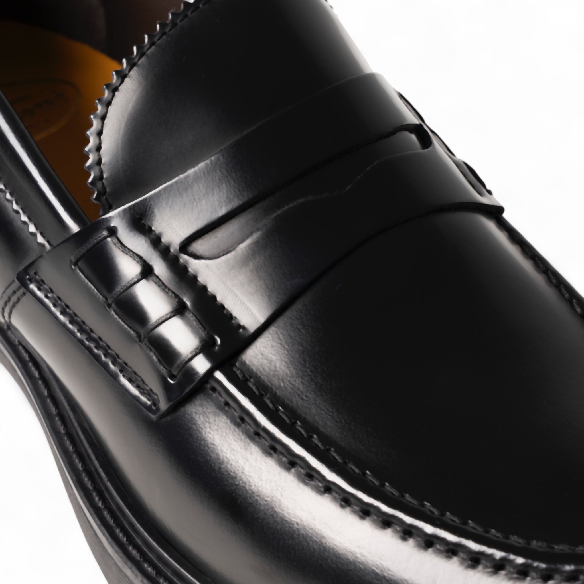 College  in pelle spazzolata nera