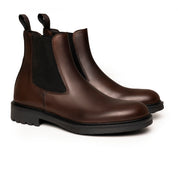 Beatles in pelle marrone