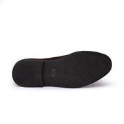 Scarpa Derby in Pelle Scamosciata - Marrone