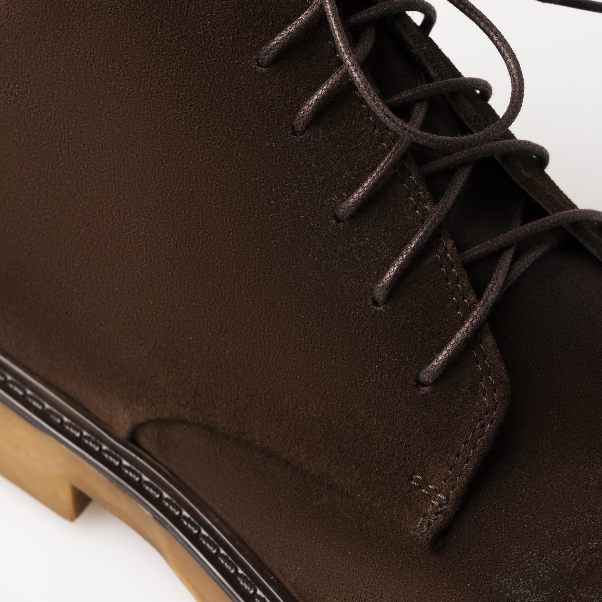 Polacchine in suede marrone