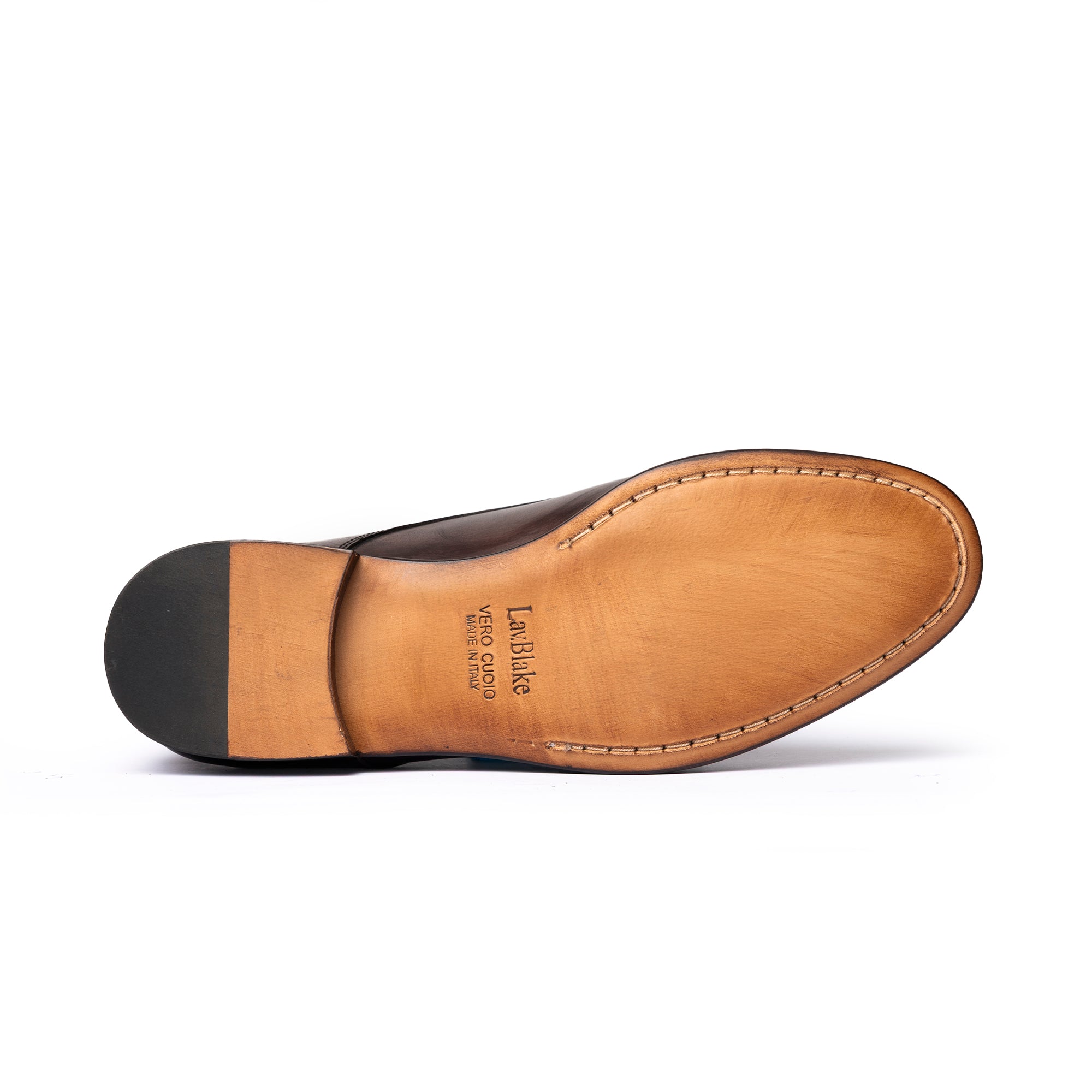 Scarpa Stringata in Pelle - Marrone Scuro