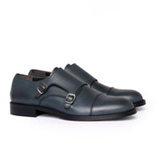 Monk con cinturino doppia fibbia - Denim