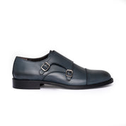Monk con cinturino doppia fibbia - Denim