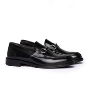 Mocassino con morsetto - nero