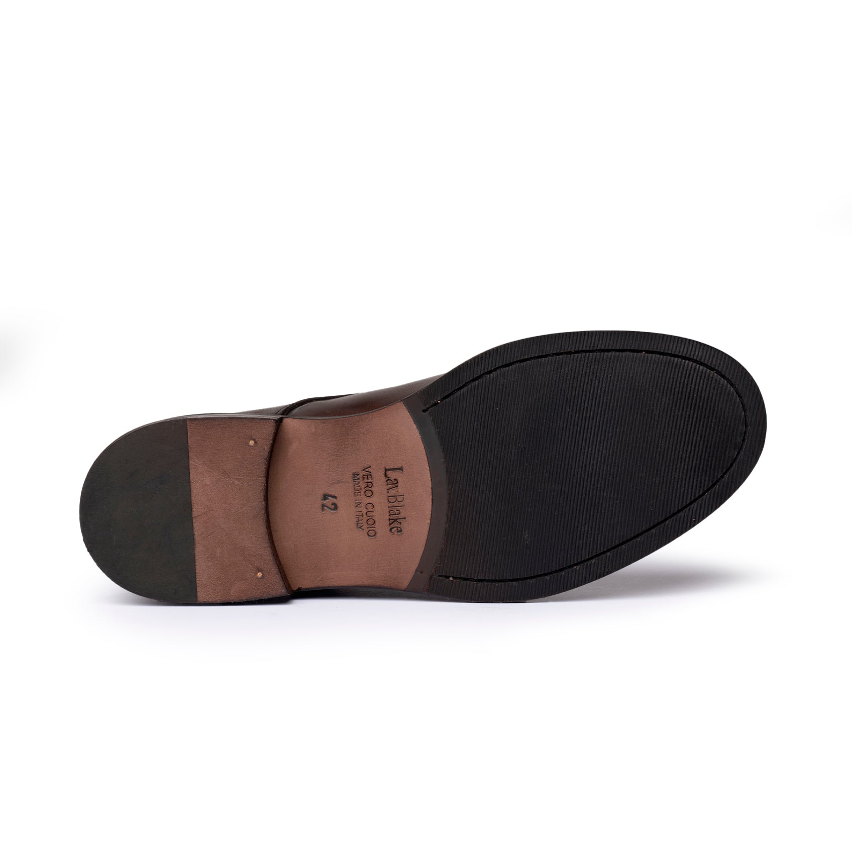 Monk Doppia Fibbia in Pelle - Marrone