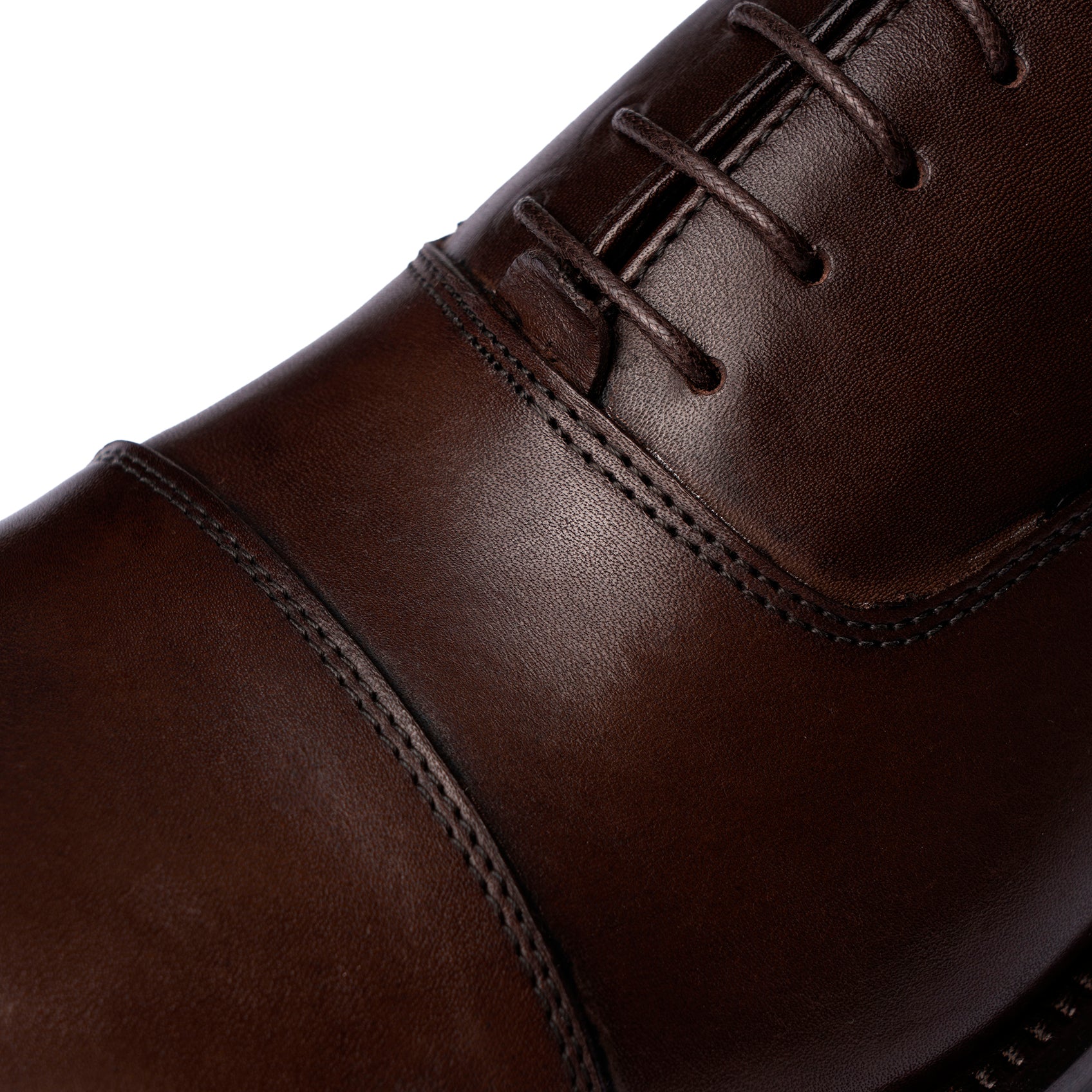 Oxford Cap Toe in Pelle Testa di Moro