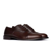 Oxford Cap Toe in Pelle Testa di Moro