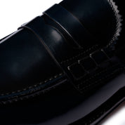 Mocassini Penny Loafer in Pelle blu notte