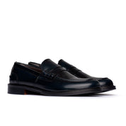 Mocassini Penny Loafer in Pelle blu notte