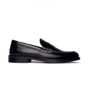 Mocassini Penny Loafer in Pelle blu notte