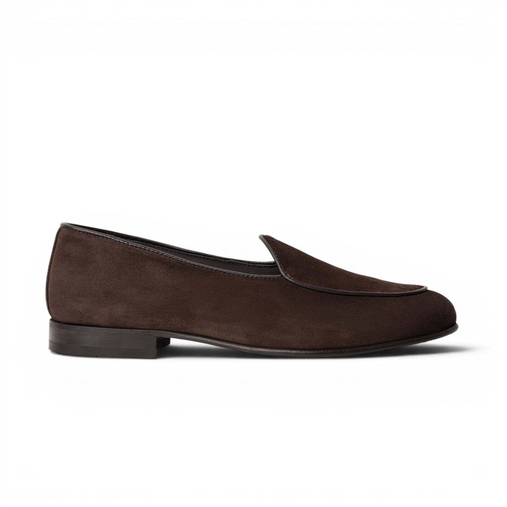 Mocassino slipper in camoscio testa di moro