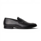 Mocassino penny loafer in pelle nera