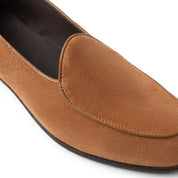 Mocassino slipper in camoscio cuoio