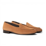 Mocassino slipper in camoscio cuoio