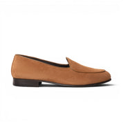 Mocassino slipper in camoscio cuoio