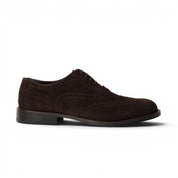 Francesina brogue in camoscio testa di moro