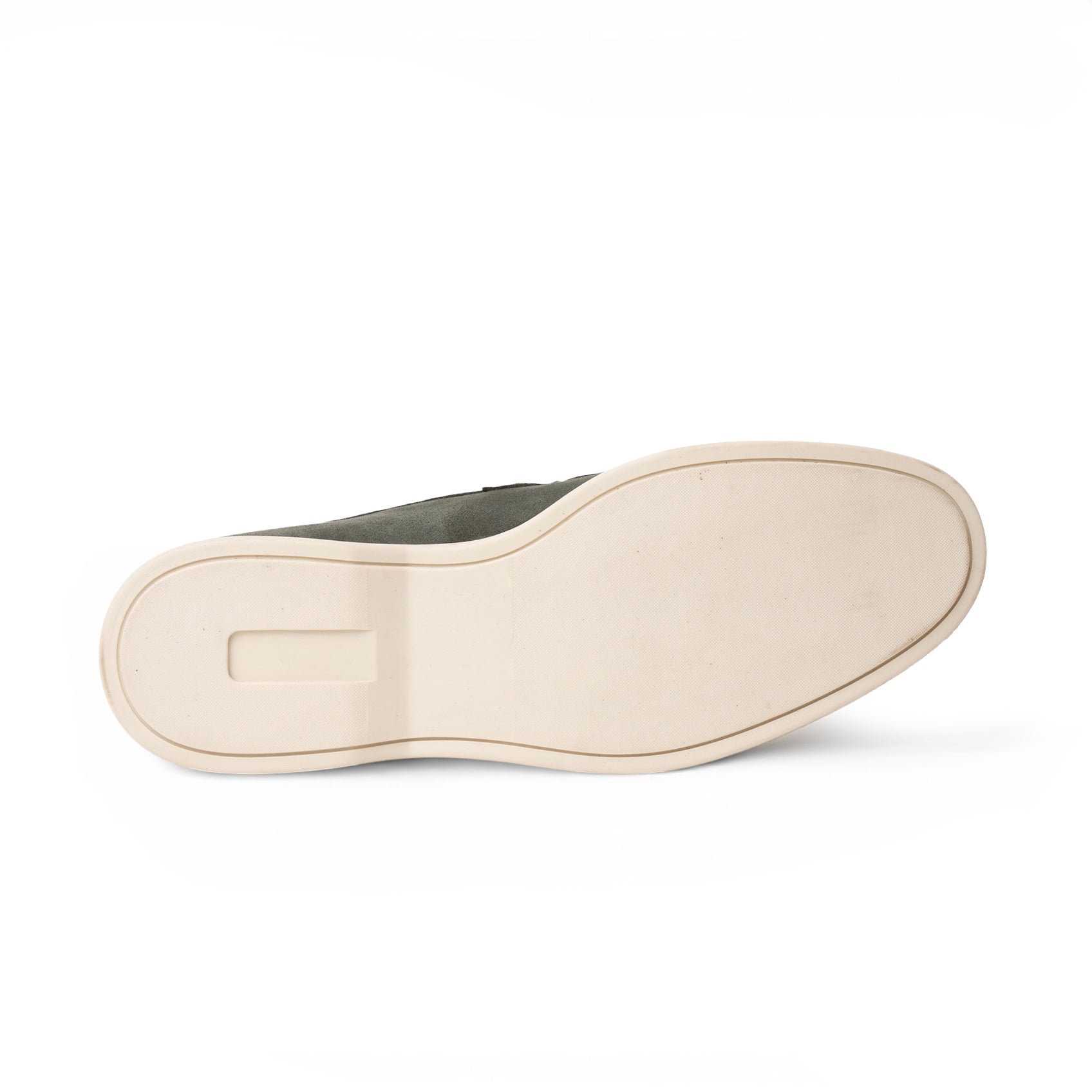 Mocassino slip-on in camoscio verde oliva