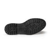 Derby brogue in pelle nera