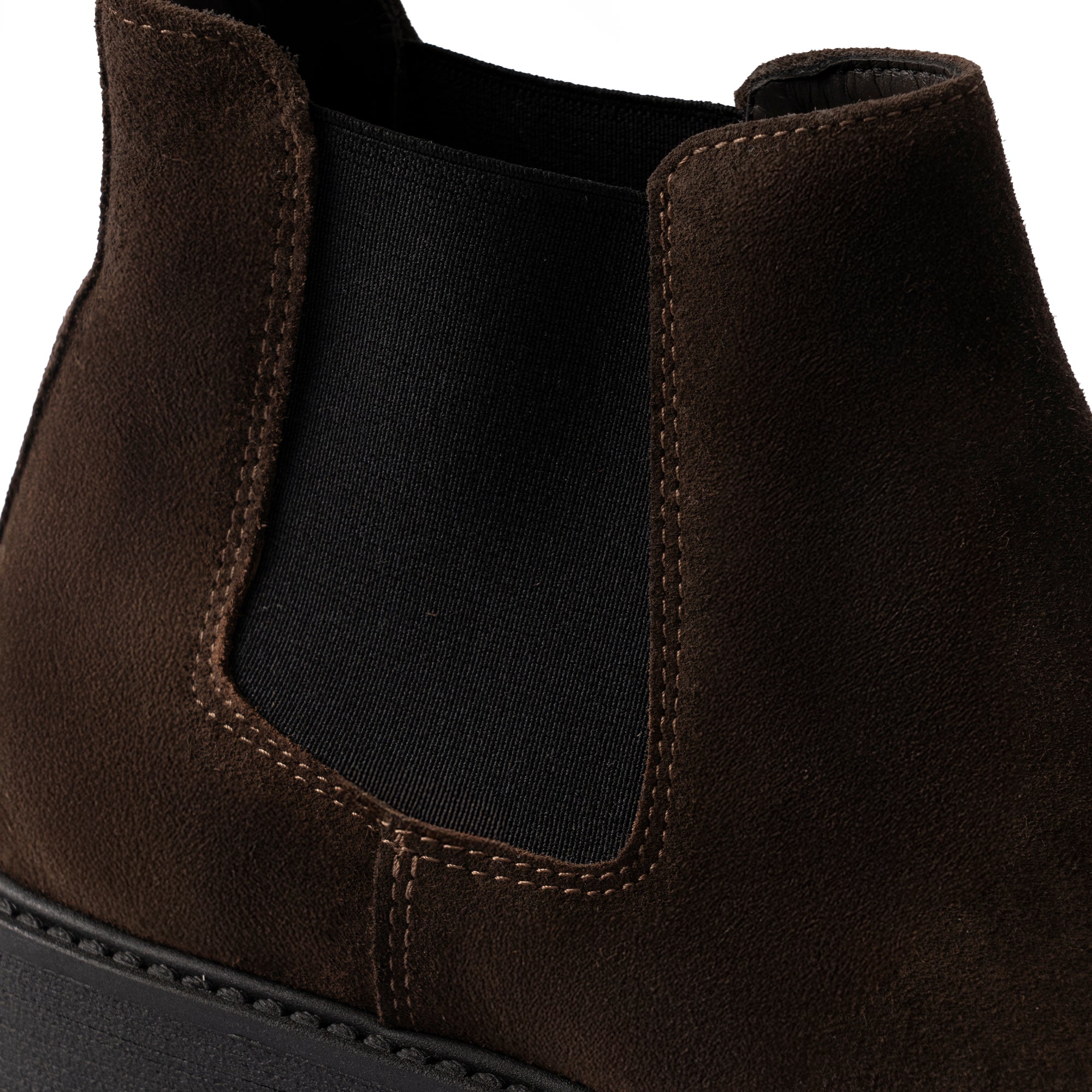 Stivaletto Chelsea in Camoscio Marrone