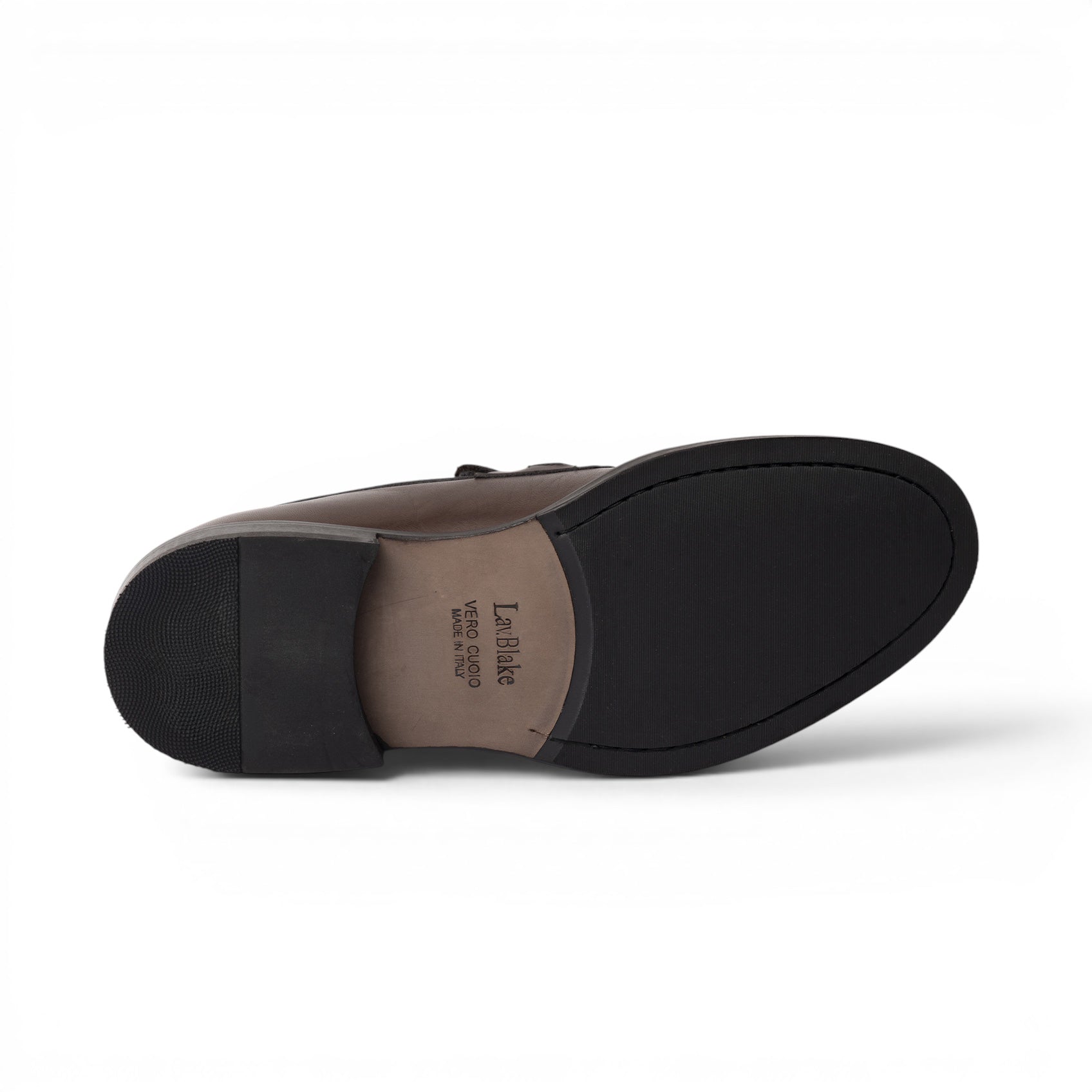 Mocassino urbano con morsetto in pelle testa di moro